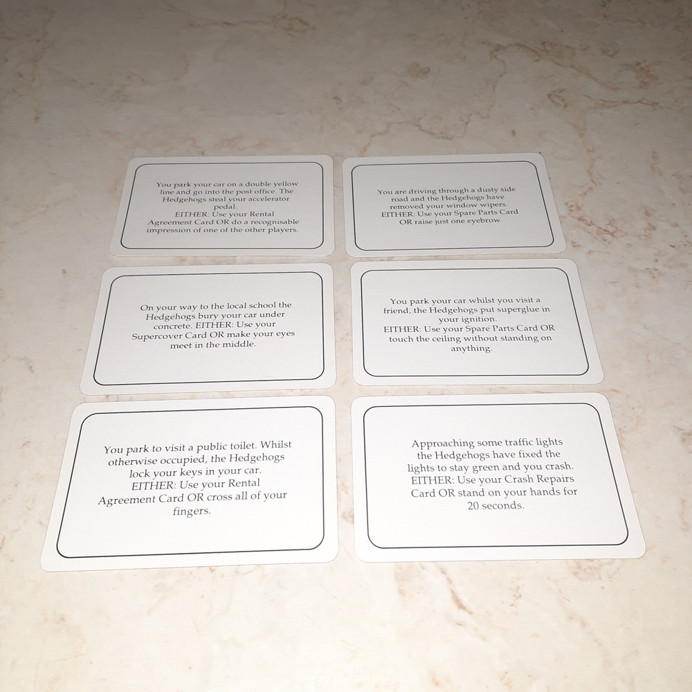 Hedgehogs Revenge Vintage Game Replacement Piece Cards - Picture 7 of 16